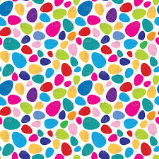 Colourful Eggs Seamless Pattern Easter Background Stock Vector Image