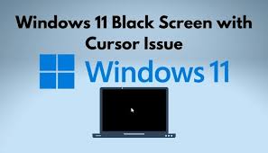 windows 11 black screen with cursor