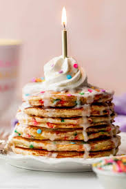 birthday cake pancakes funfetti