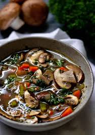 mushroom and veggie soup without cream