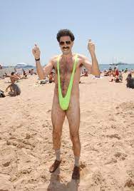 After banning Borat-style 'mankinis,' British resort town is booming – New  York Daily News