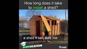 install a garden shed