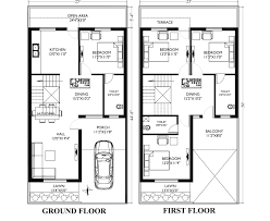 25 X 50 Duplex House Plans West Facing