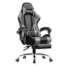 gtracing gaming chair with footrest and