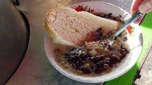Bubur kacang hijau malasyalezat mantab dan gurih gurih nyoe Duh Enaknya Sarapan Burcang Pakai Roti Alias Bubur Kacang Ijo Indonesian Tradisional Food Youtube