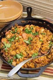 Spanish Rice With Sausage And Chicken gambar png