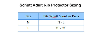 Schutt Adult Rib Protector Size Jpg