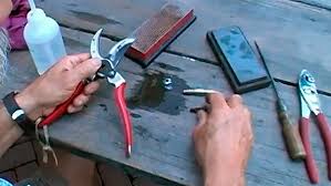 how to sharpen pruners quickly