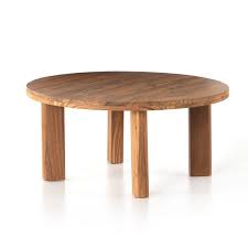 Kimball Round Wood Coffee Table Find