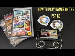how to sony psp games on the