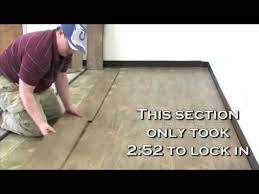 random width laminate floor how to