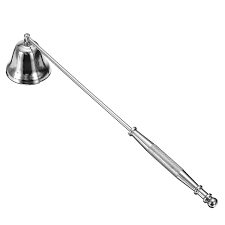 new snless steel candle snuffer silver long extinguisher for tea light candle tool