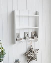 Provincetown White Wall Shelf With 2