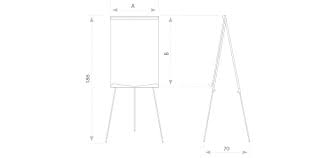 ecoboards flipchart easels 2 3 s a