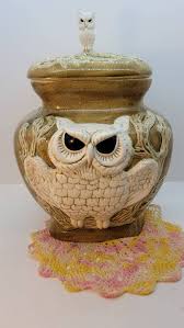 Vintage Owl Jar