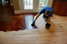 finishing wood floors with hardening