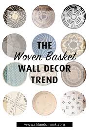 the woven basket wall decor trend