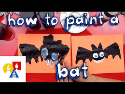 how to paint a bat you