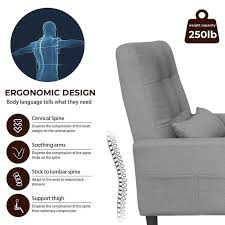 grey recliner chair