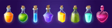 Magic Elixir Cartoon Glass Flasks