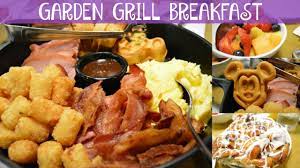 garden grill breakfast walt disney
