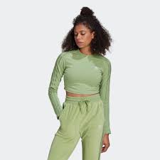 Check out our full range of loungewear set from comfy joggers & jersey tops to cosy leggings & pjs. Adidas Loungewear Adidas Cropped Long Sleeve Sweater Green Adidas Us