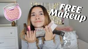 how to get free makeup sent to you
