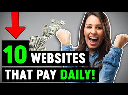 Maybe you would like to learn more about one of these? 10 Websites That Will Pay You Daily Within 24 Hours Easy Work From Home Jobs Youtube