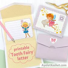 printable tooth fairy letter ayelet