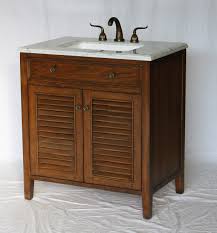 Vintage bathroom vanities can add style and efficiency to your bath space. 32 Inch Bathroom Vanity Coastal Cottage Beach Vintage Style Walnut Color 32 Wx21 Dx35 H S332832s