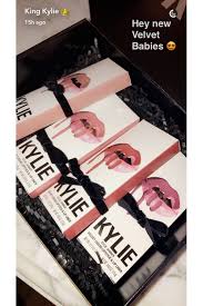 kylie cosmetics velvet lip kit snapchat