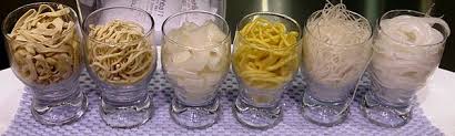 You'll usually find them served so, what about these types of japanese noodles? Noodle Wikipedia