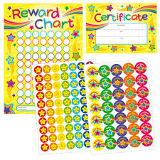 Childrens Sticker Charts And Albums School Reward Stickers