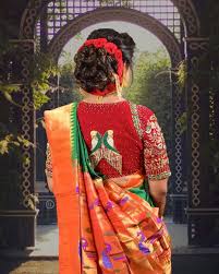 marathi bridal nauvari saree designs