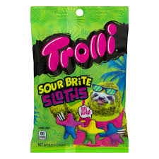 trolli sour brite sloths gummi candy