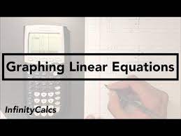 How To Graph Linear Equations On Your