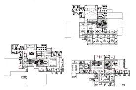 hospital floor plan in autocad file