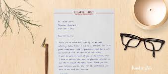 thank you letter for patient referral