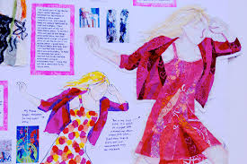 Textiles and Fashion Design Sketchbooks      Inspirational Examples Picture