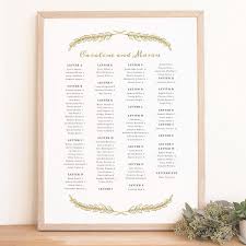 A Printable Seating Chart Template Is The Perfect Solution