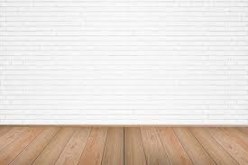 White Painted Brick Wall Background