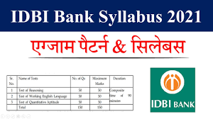 idbi bank exam syllabus 2021 idbi
