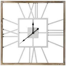 Homcom Vintage Large Wall Clock With