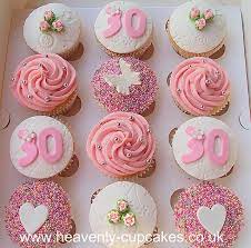 Pretty Pink 30th Birthday Cupcakes A Photo On Flickriver gambar png