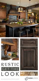 how to design a rustic style kitchen