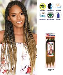 Ghana braids also known as banana cornrows, are created by using hair or extensions that touch the scalp. Buy Realistic Multi Pack Deals Pre Stretched X Pression 3x Ghana Braids Unfolded 50 100 Kanekalon Easy To Braid Itch Free 3 Pack 2 E613xg5 23 Online In Indonesia B087d73tbp