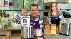 stainless steel breadmaker on qvc