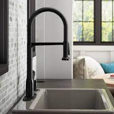 semi professional kitchen sink faucet