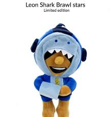 brawl stars x linefriends standing plush doll genuine limited edition 25cm. Leon Shark 20cm Brawl Stars Soft Toy Collection Collectable Stuffed Toy Game Ready Stock Lazada Singapore