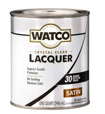 watco lacquer clear wood finish satin